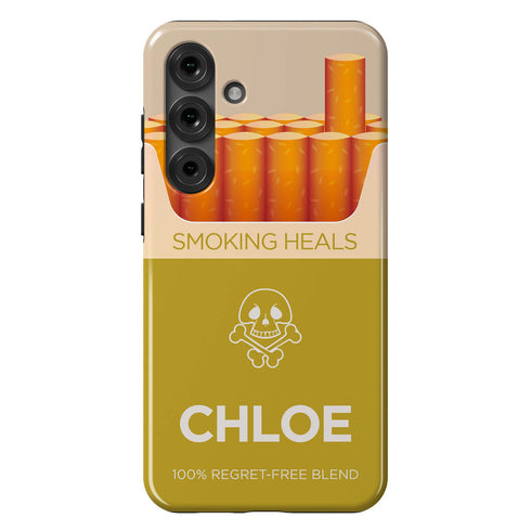 Personalized Funny Cigarette Pack Smoking Heals Galaxy Case