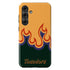 Personalized Cool Flame Effect Galaxy Case