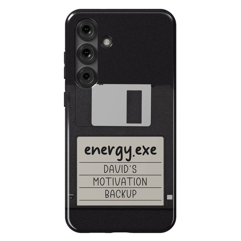 Personalized Emotional Backup Floppy Disk Galaxy Case