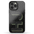 3D Initials Dark Leopard iPhone Case - Vertical