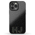 Custom 3D Initials Dark Leopard iPhone Case - Centered