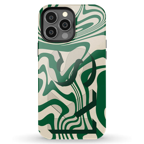 Custom Twister 3D Initials iPhone Case