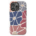 Custom Initials Abstract Flowers iPhone Case - V2