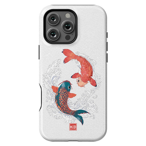 Personalized Yin Yang Koi Harmony iPhone Case