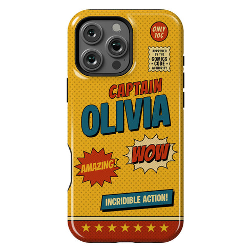 Personalized Retro Comic Book iPhone Case