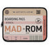 Personalized Boarding Pass Laptop Sleeve