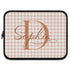 Personalized Gingham Name & Initials Laptop Sleeve