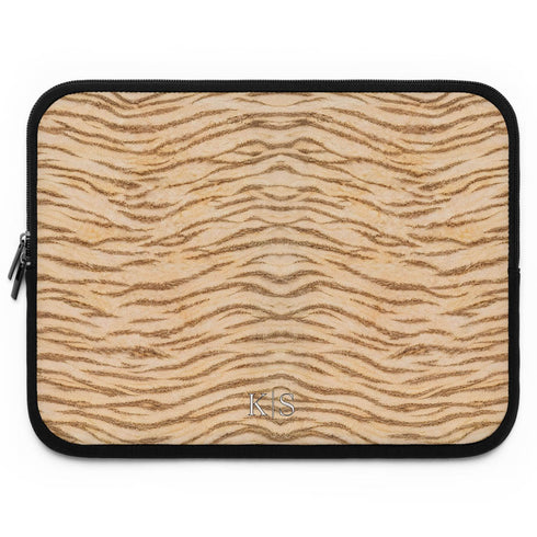 Personalized Velvet Tiger Laptop Sleeve
