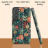 Custom Initials Tropical Pineapples & Flowers Galaxy Case