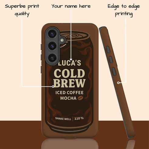 Personalized Coffee Lovers Cold Brew Galaxy Case