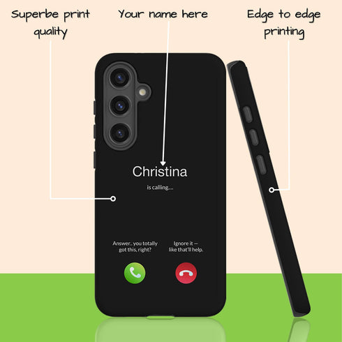Personalized Funny Chaos Calling Galaxy Case