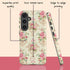 Custom Initials Shabby Chic Rococo Galaxy Case
