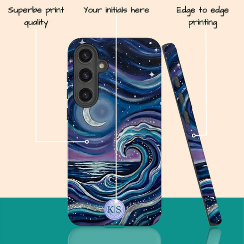 Personalized Ocean Flow Galaxy Case