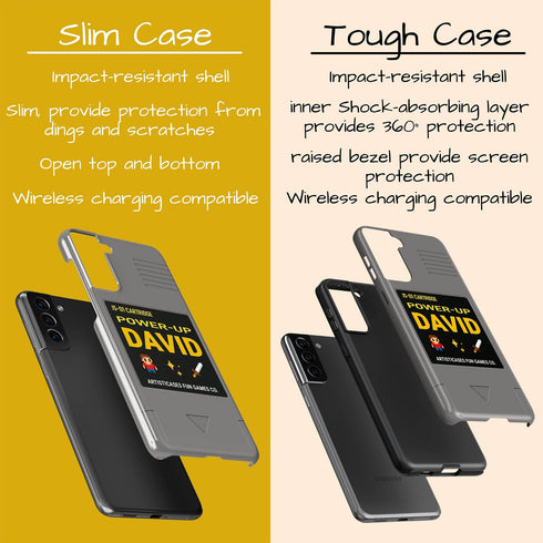 Personalized Pixel Retro Game Cartridge Galaxy Case