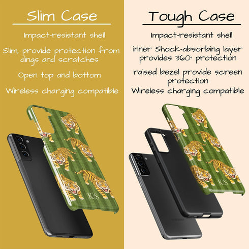 Personalized Bold Imperial Tiger Galaxy Case