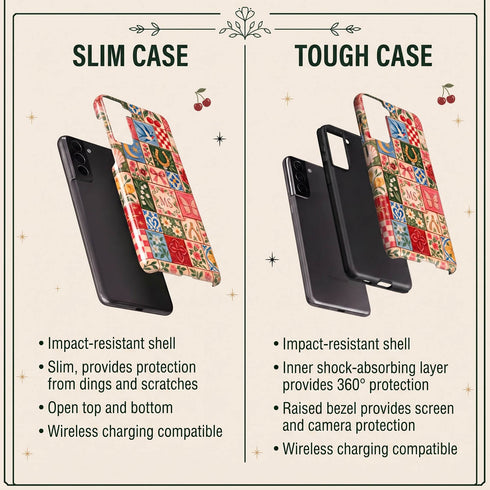 Personalized Lucky Charm Tiles Galaxy Case
