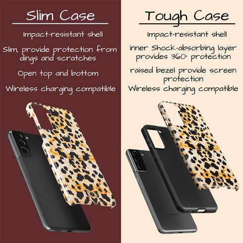 Personalized Luxe Inked Leopard Galaxy Case