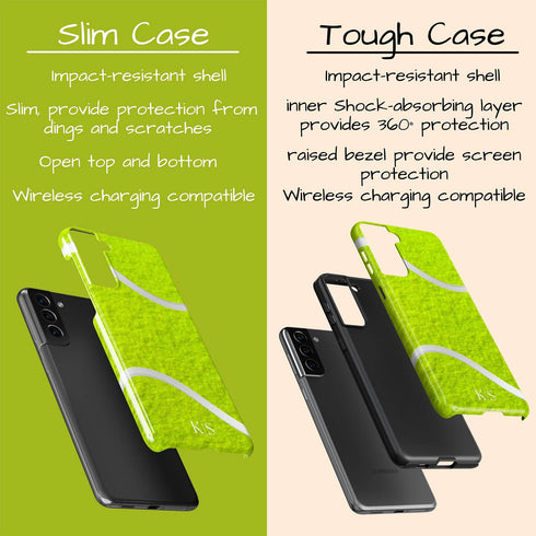 Sports Tennis Ball Initials Galaxy Case