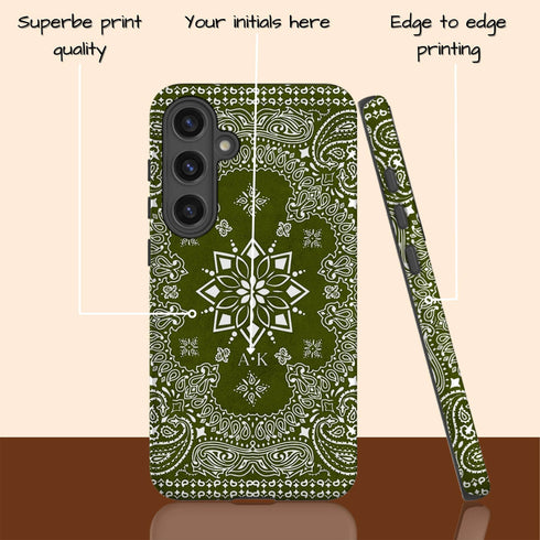Personalized Iconic Paisley Bandana Galaxy Case