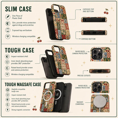 Personalized Lucky Charm Tiles iPhone Case