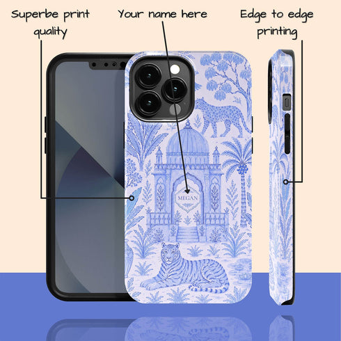 Personalized Tiger Palace iPhone Case