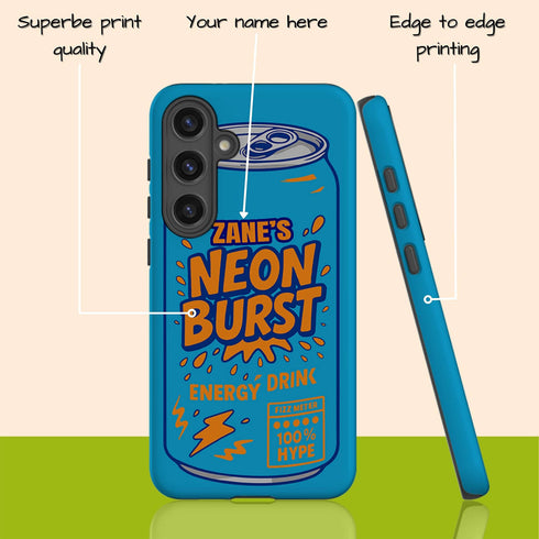 Personalized Sports Energy Drink Galaxy Case