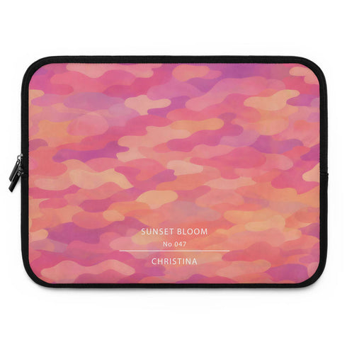 Personalized Bloom Camo Laptop Sleeve