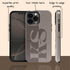 Personalized Minimalist Two-Tone Terra iPhone Case
