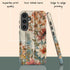Custom Initials Boho Chic Vintage Floral Galaxy Case