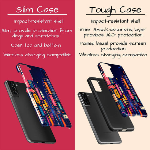 Personalized Midnight Tokyo Galaxy Case