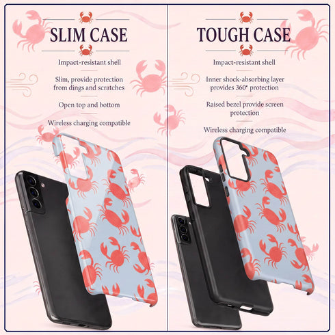 Personalized Dancing Crabs Galaxy Case