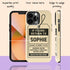 Personalized Lost & Found Tag iPhone Case