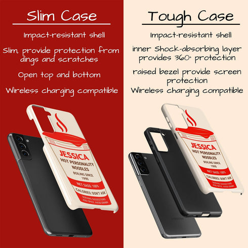 Personalized Funny Instant Noodles Cup Galaxy Case