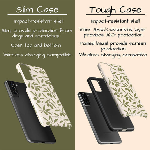 Personalized Olive Branch Galaxy Case