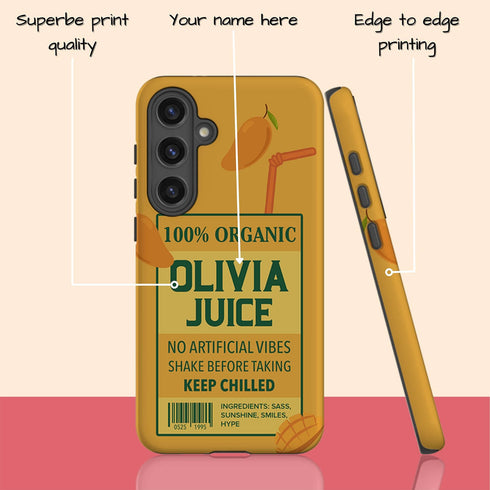 Personalized Refreshing Juice Box Galaxy Case