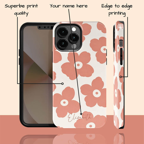 Personalized Soft Bloom Collection iPhone Case