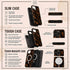 Personalized Amber Tortoise Vertical Initials iPhone Case