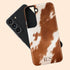 Custom Initials Cowhide Galaxy Case