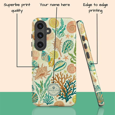 Personalized Beach Club Society Galaxy Case