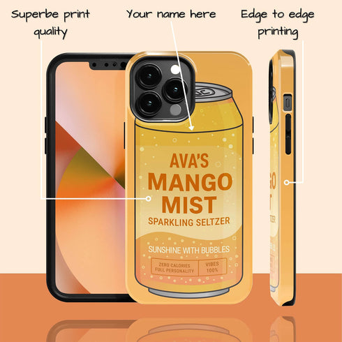 Personalized Fizz Seltzer Squad iPhone Case