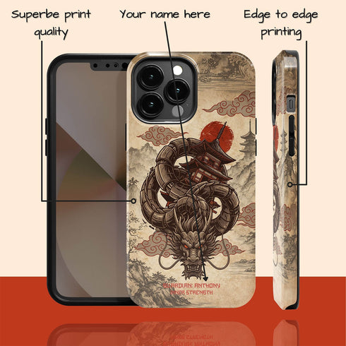 Personalized Dragon Guardian iPhone Case