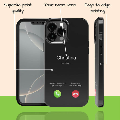 Personalized Funny Chaos Calling iPhone Case