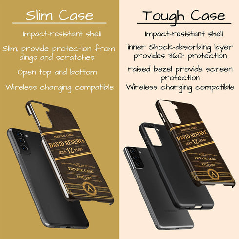 Personalized Prestigious Vintage Scotch Galaxy Case