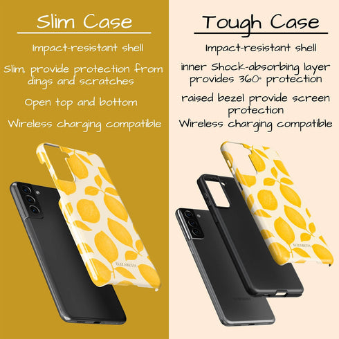 Personalized Amalfi Lemon Galaxy Case