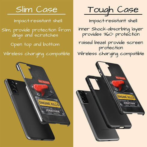 Personalized Racing Kill Switch Galaxy Case