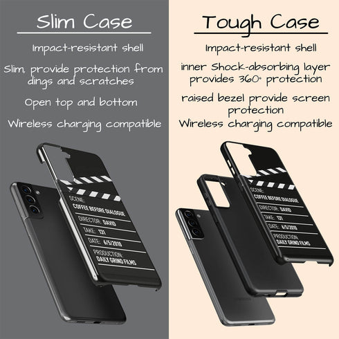 Personalized Movie Directors Clapperboard Galaxy Case