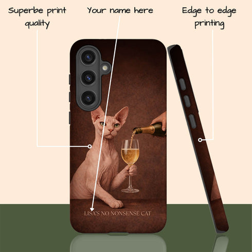 Custom Wine & Whiskers Galaxy Case