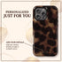 Personalized Amber Tortoise iPhone Case