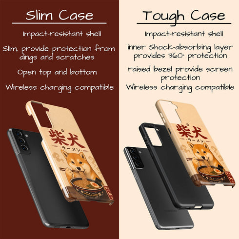 Personalized Shiba Inu Ramen Galaxy Case