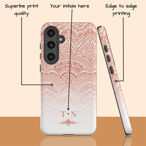Custom Lotus Mandala Galaxy Case